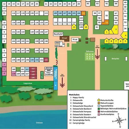 בית נופש Campinglodge Ostseewelle *